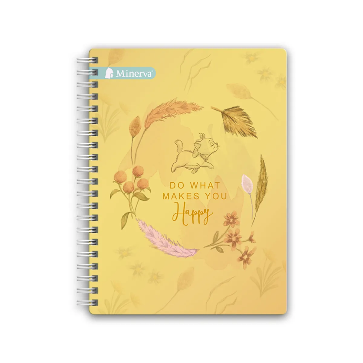 MINERVA - Cuaderno Anillado Universitario Tapa Dura 5 Divisiones Disney 160 Hojas