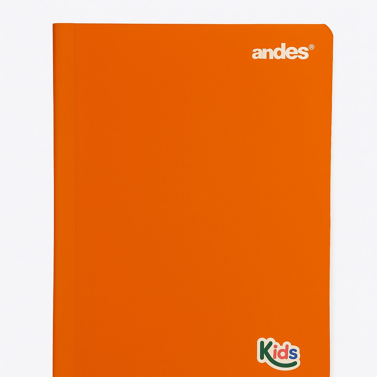 ANDES - Cuaderno Grapado Kids con Stickers Cuadriculado 1x1 80 Hojas
