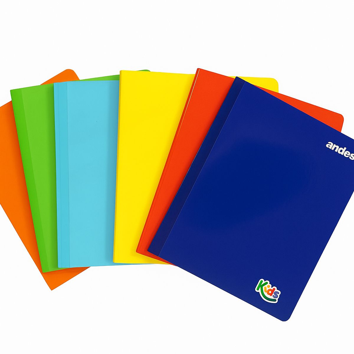 ANDES - Cuaderno Grapado Kids 80 Hojas 70 g con Stickers Triple Renglón