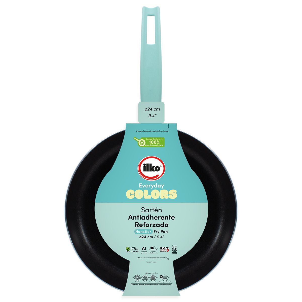 ILKO - Sartén Ilko Everyday Aqua 24 cm