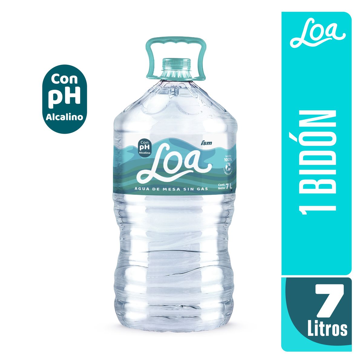 LOA - Agua Alcalina Loa Bidón 7 L