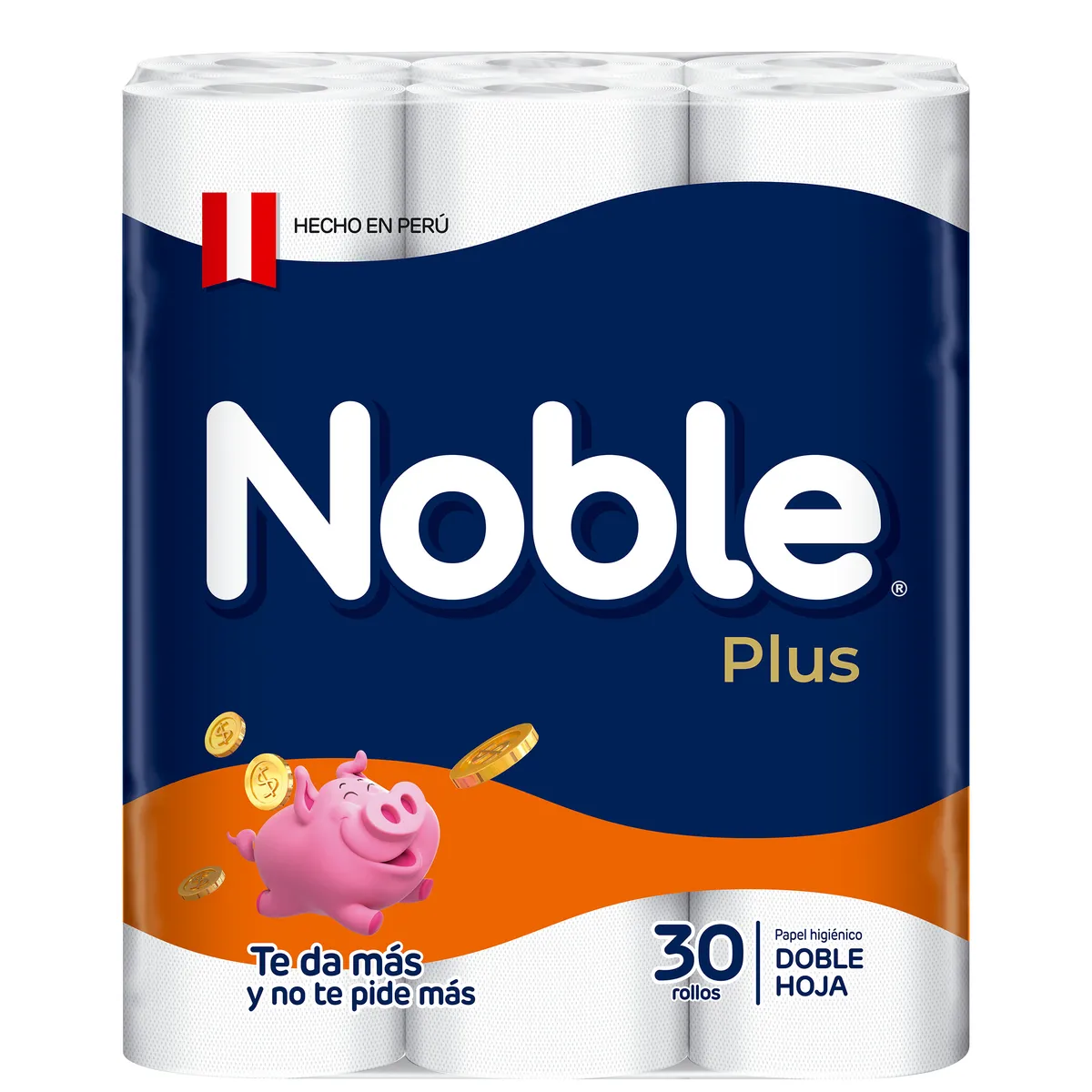 NOBLE - Papel Higiénico Plus Noble Empaque 30 Und