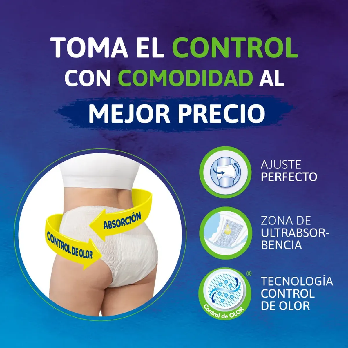 TENA - Pañal para Adulto Tena Talla L Empaque 8 Und
