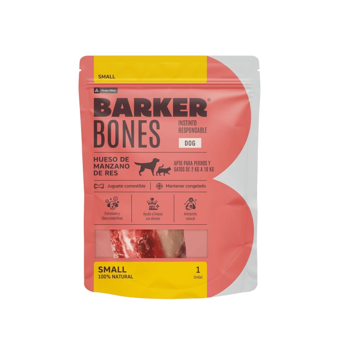 BARKER - Hueso para Perro Pequeño Barker