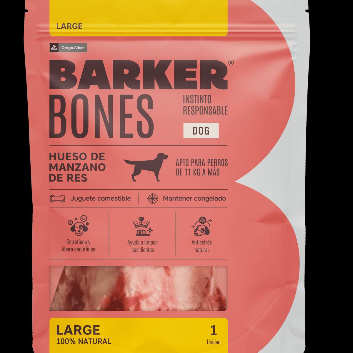 BARKER - Hueso para Perro Grande Barker