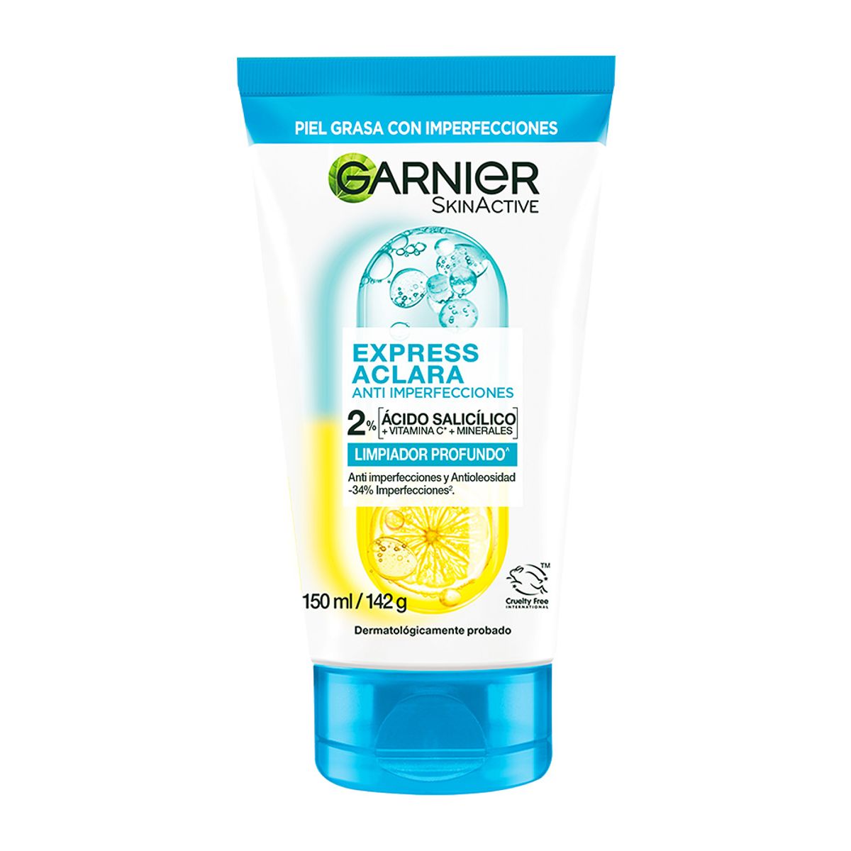 GARNIER - Limpiador Anti Imperfecciones Garnier Envase 150 mL