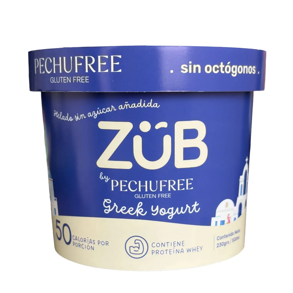 ZUB ZERO - Helado Greek Yogurt Zub Zero Pote 230 g
