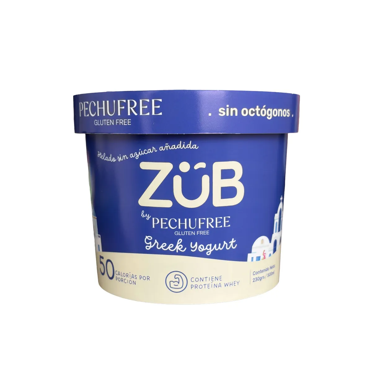 ZUB ZERO - Helado Greek Yogurt Zub Zero Pote 230 g