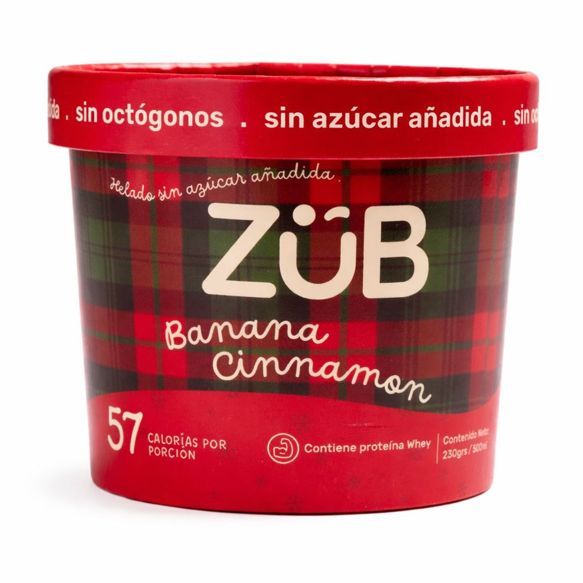 ZUB ZERO - Helado Banana Cinnamon Zub Zero Pote 230 g