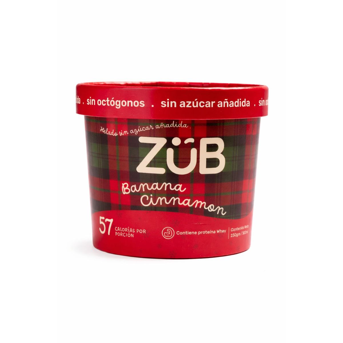 ZUB ZERO - Helado Banana Cinnamon Zub Zero Pote 230 g