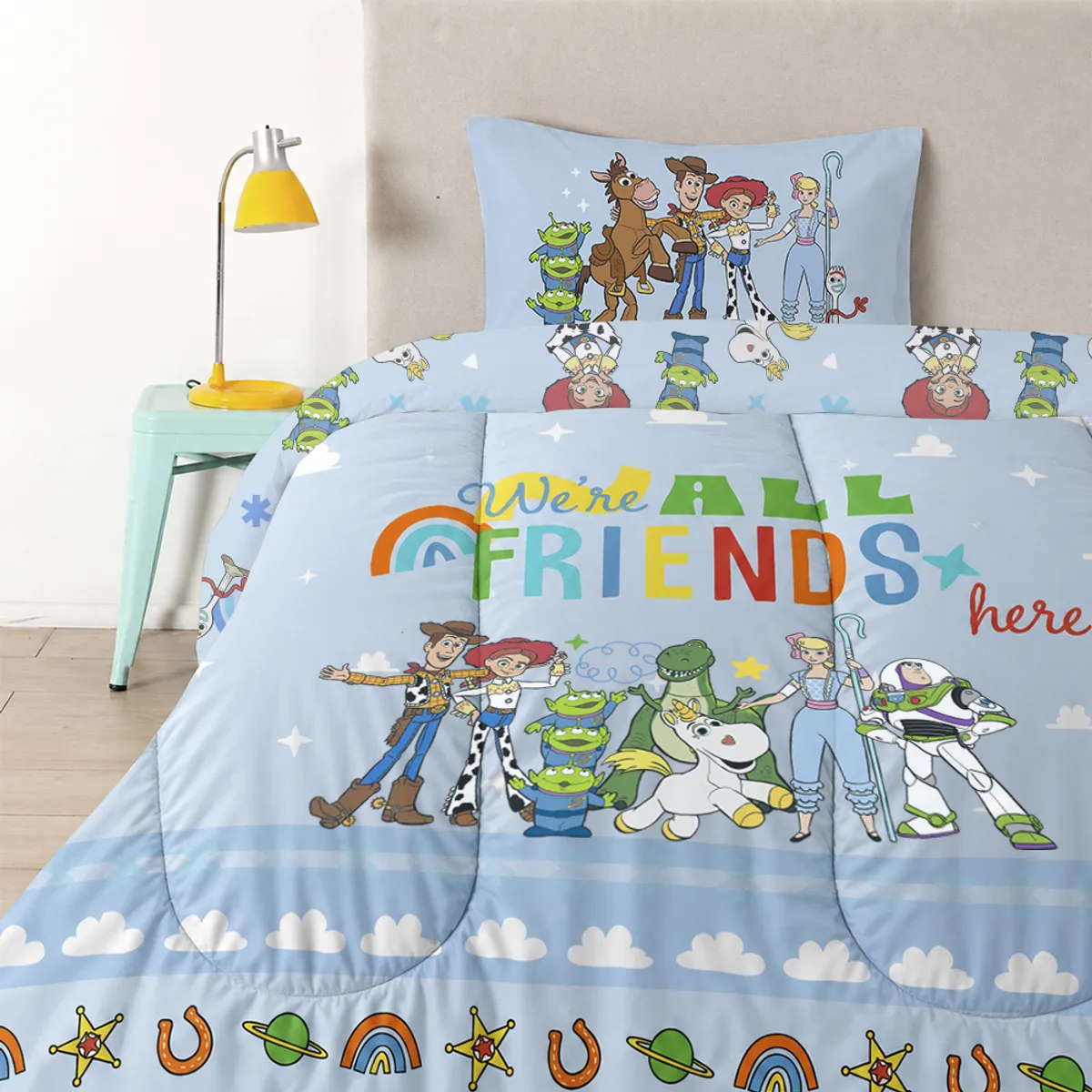 DISNEY - RL - Edredón Infantil Toy Story