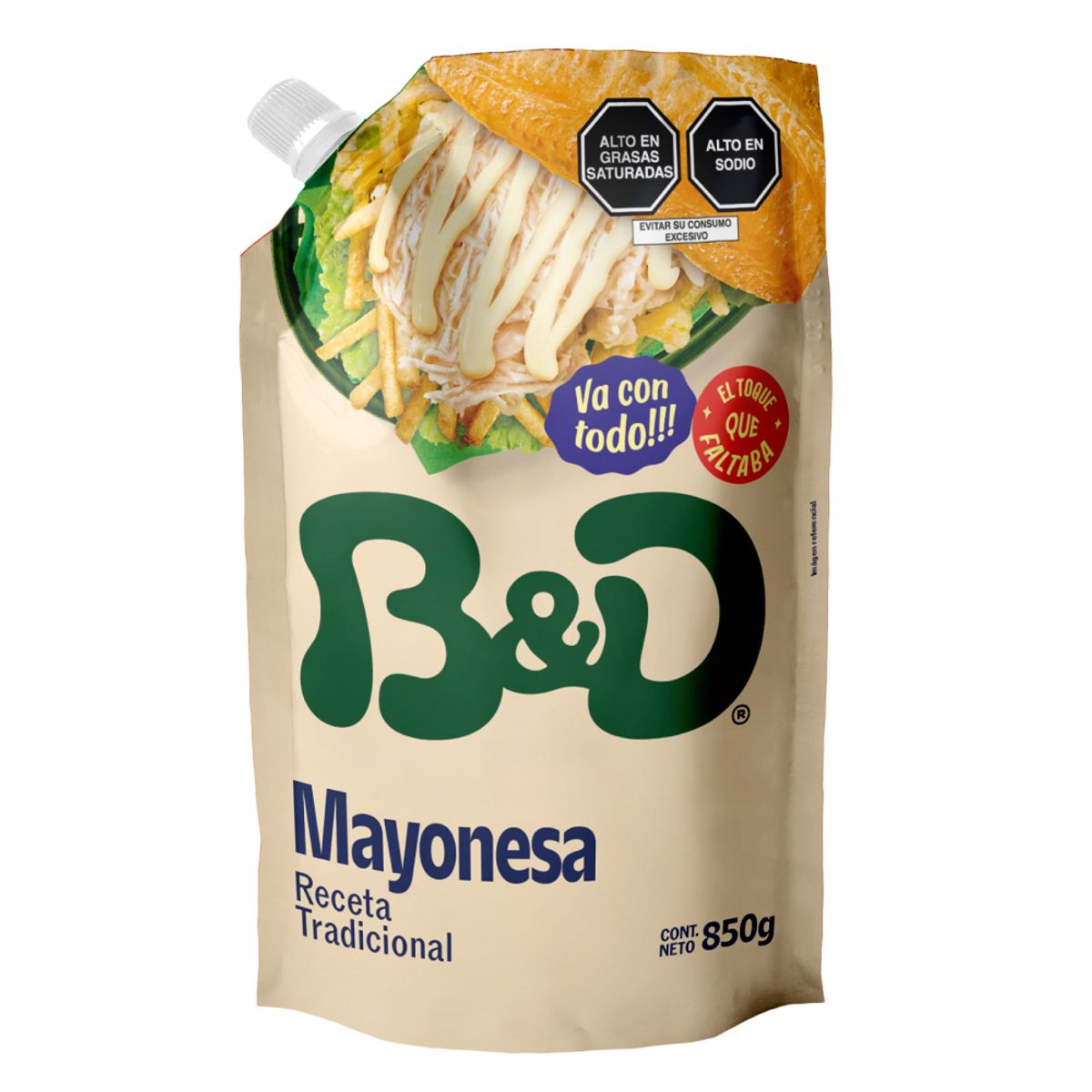 B&D - Mayonesa B&D Doypack 850 g