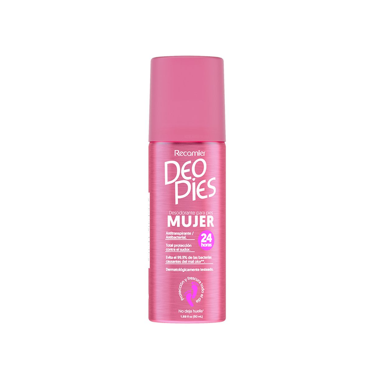 DEO PIES - Desodorante para Pies en Aerosol Deo Pies Mujer Botella 50 mL