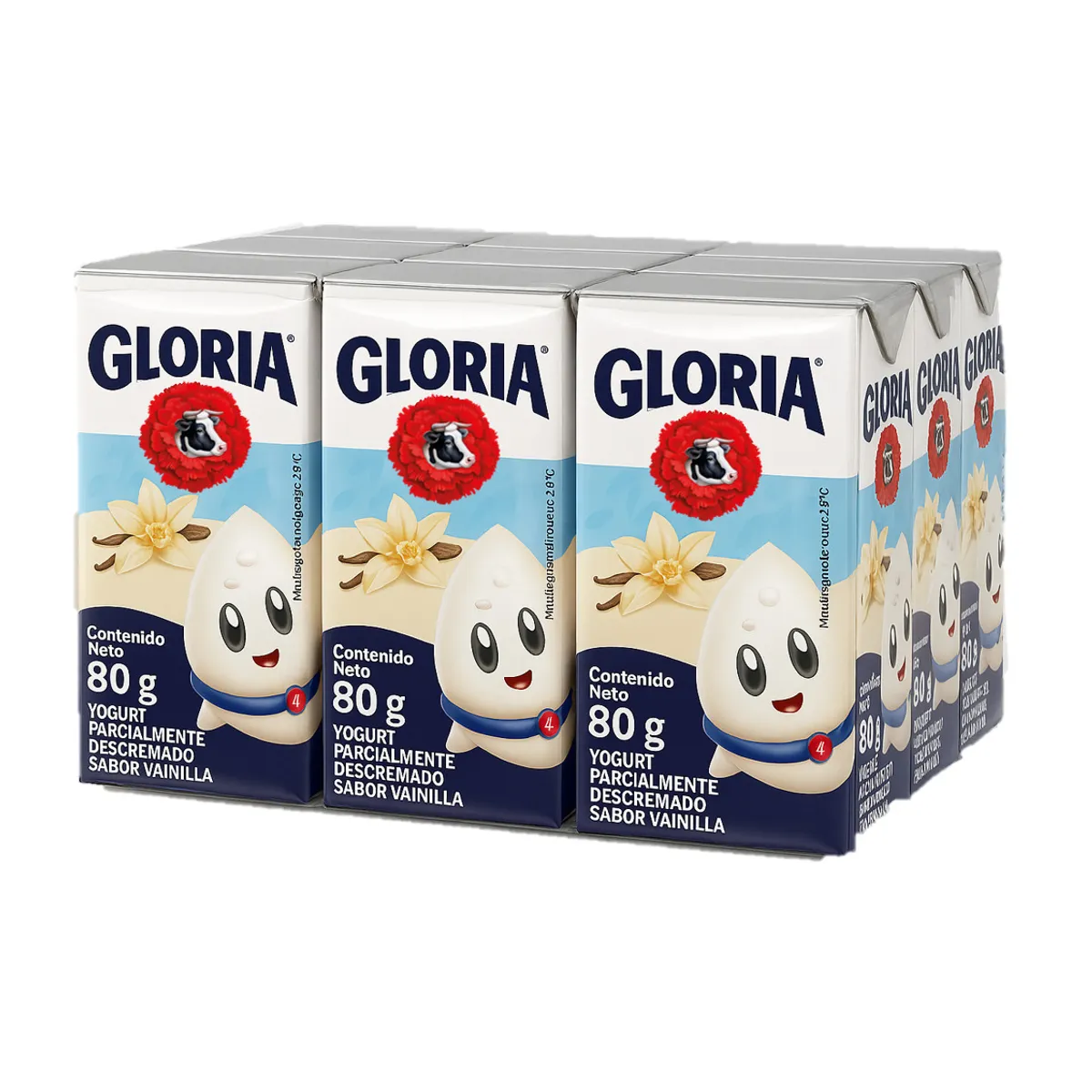 GLORIA - Yogurt para Niños Gloria Vainilla Caja 6 Und