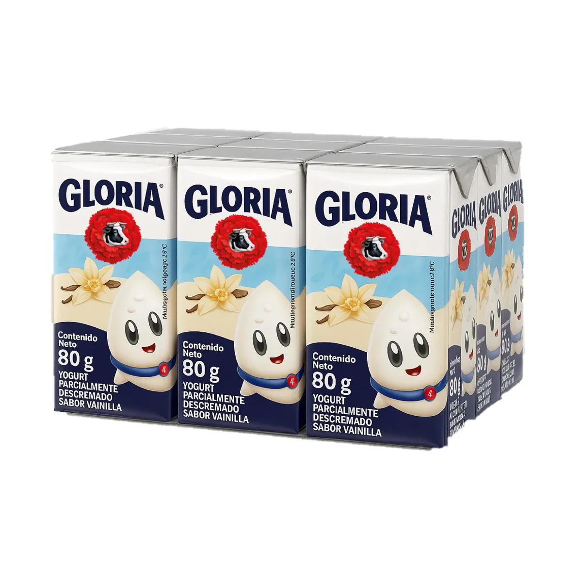 GLORIA - Yogurt para Niños Gloria Vainilla Caja 6 Und