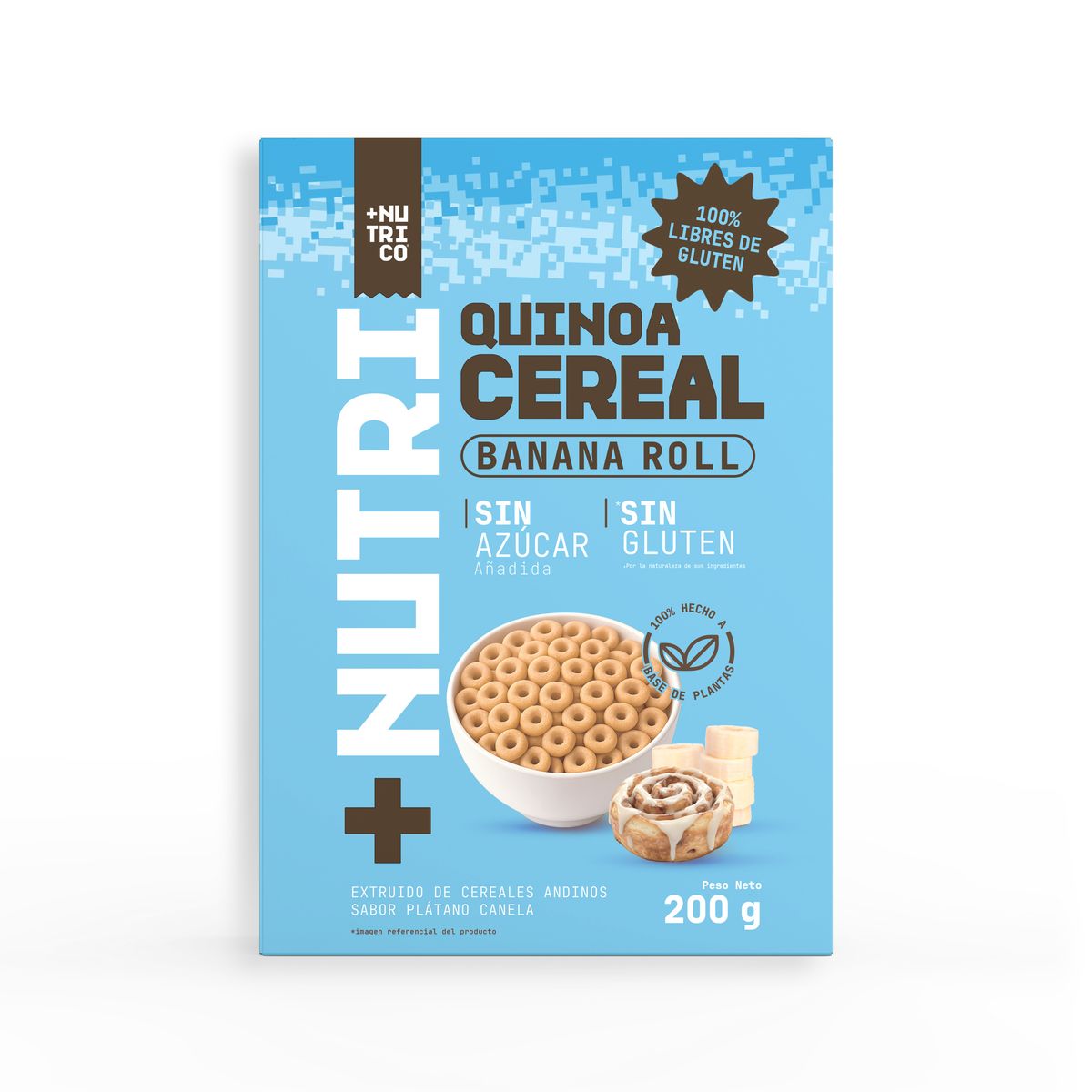 NUTRICO - Cereal Banana Roll Nutrico Caja 200 g