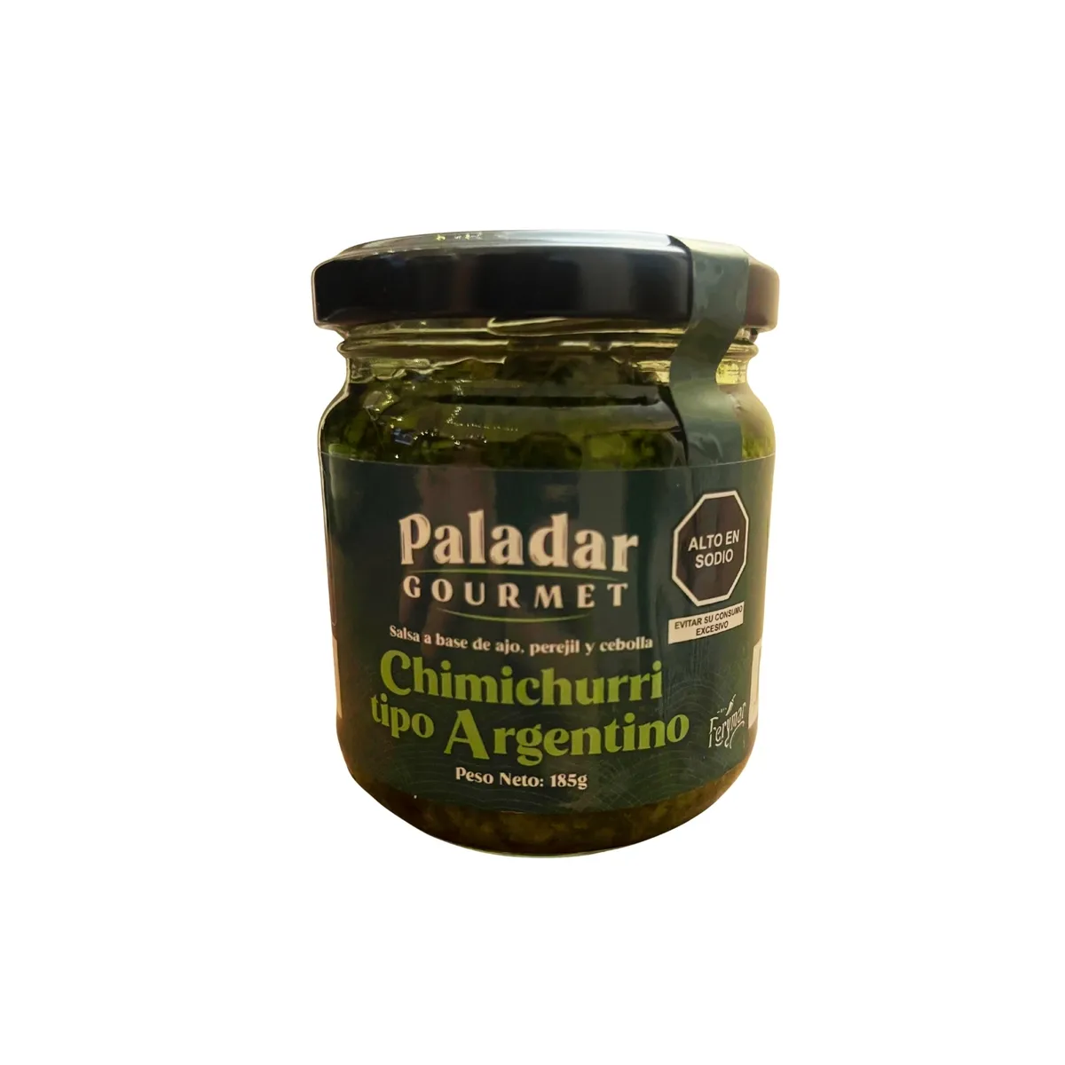 PALADAR GOURMET - Chimichurri Tipo Argentino Pote 185 g