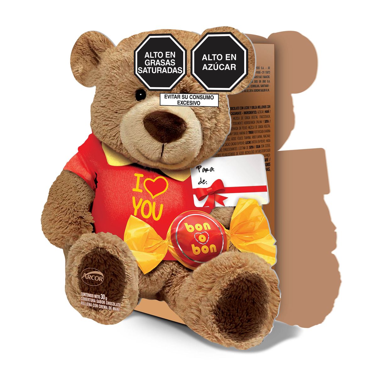 BON O BON - Chocolate Bon O Bon Mini Osito Empaque 30 g