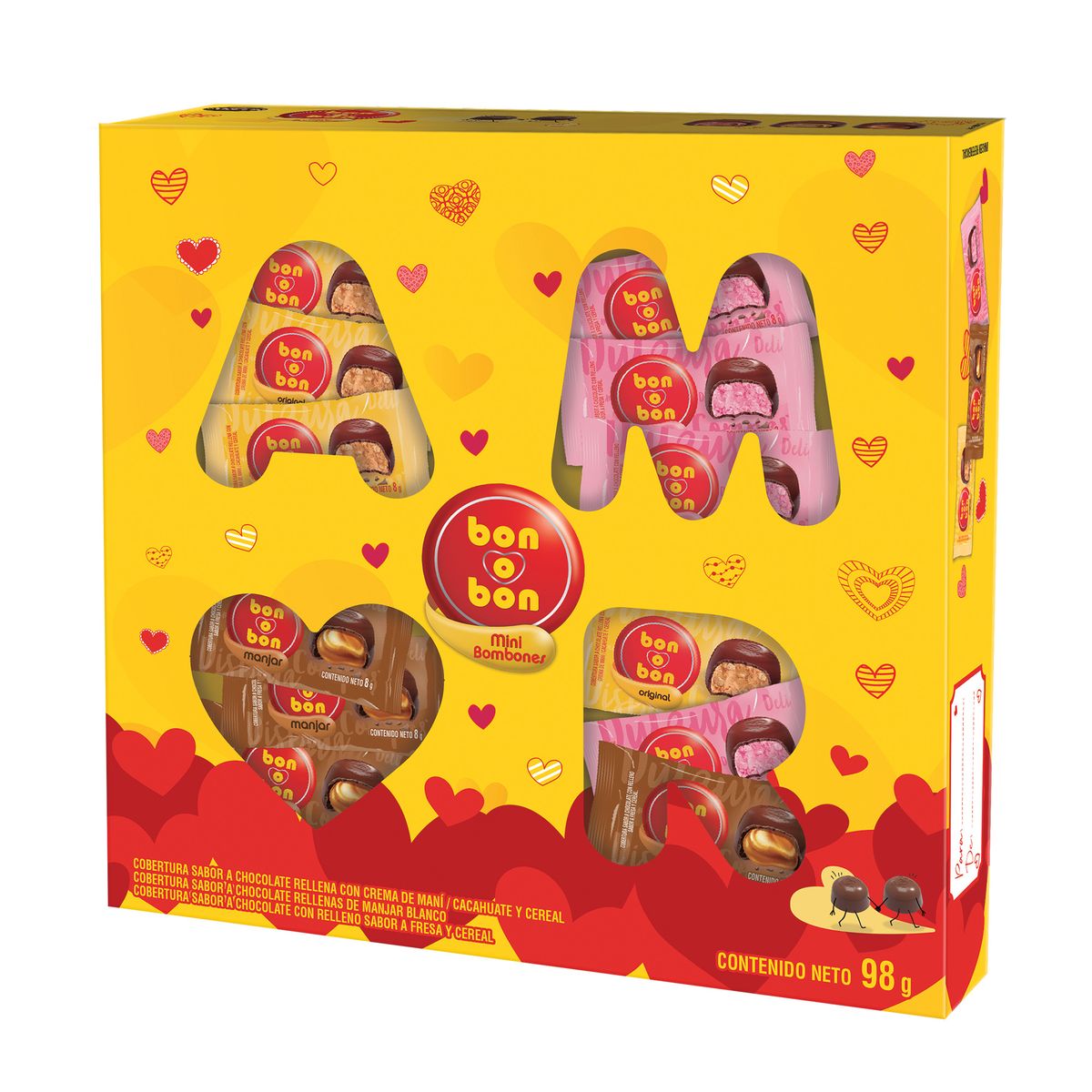 BON O BON - Chocolate Bon O Bon Multi Love Mix Caja 98 g
