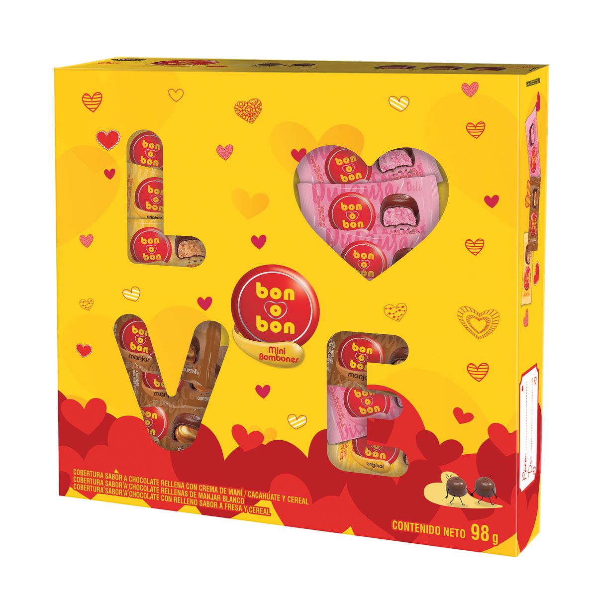 BON O BON - Chocolate Bon O Bon Multi Love Mix Caja 98 g