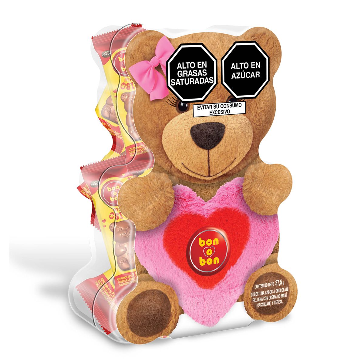 BON O BON - Chocolate Bon O Bon Petit Ositos Sachet Empaque 37.5 g