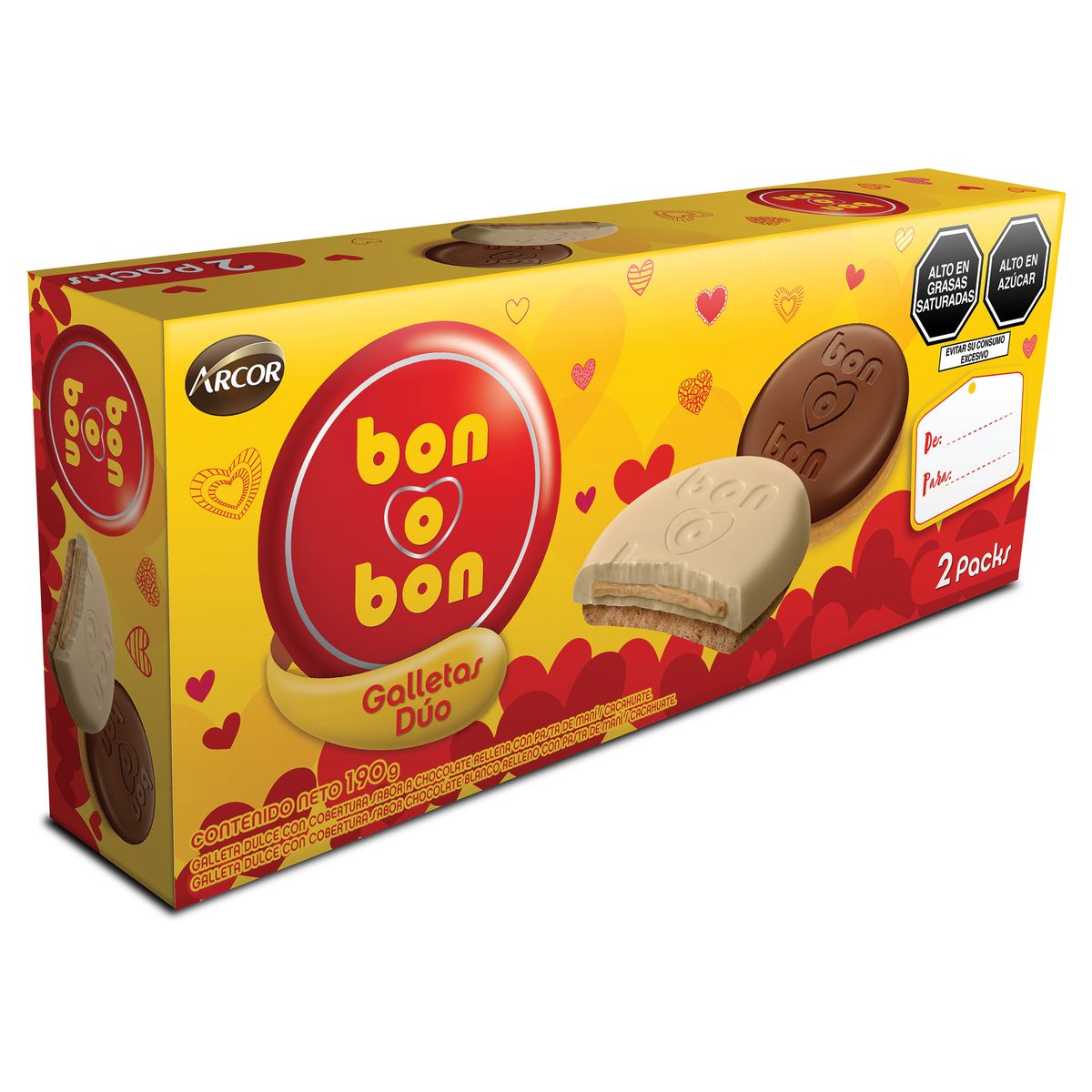 BON O BON - Galletas Bon O Bon Mix Doypack 190 g