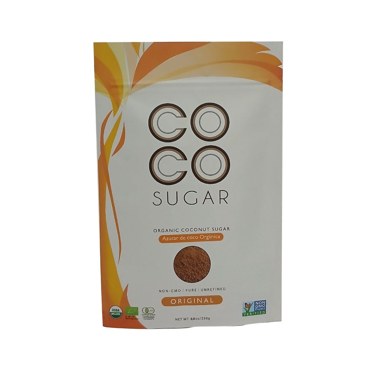 COCO SUGAR - Azúcar de Coco Orgánica Moligusco Bolsa 250 g
