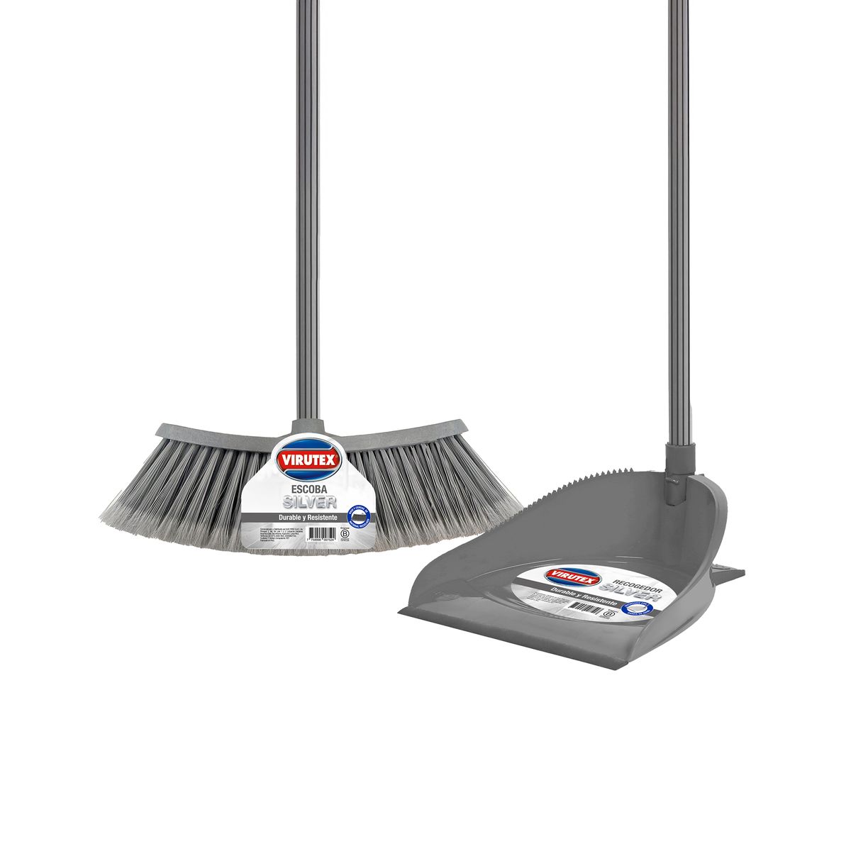 VIRUTEX - Set Escoba y Recogedor Virutex