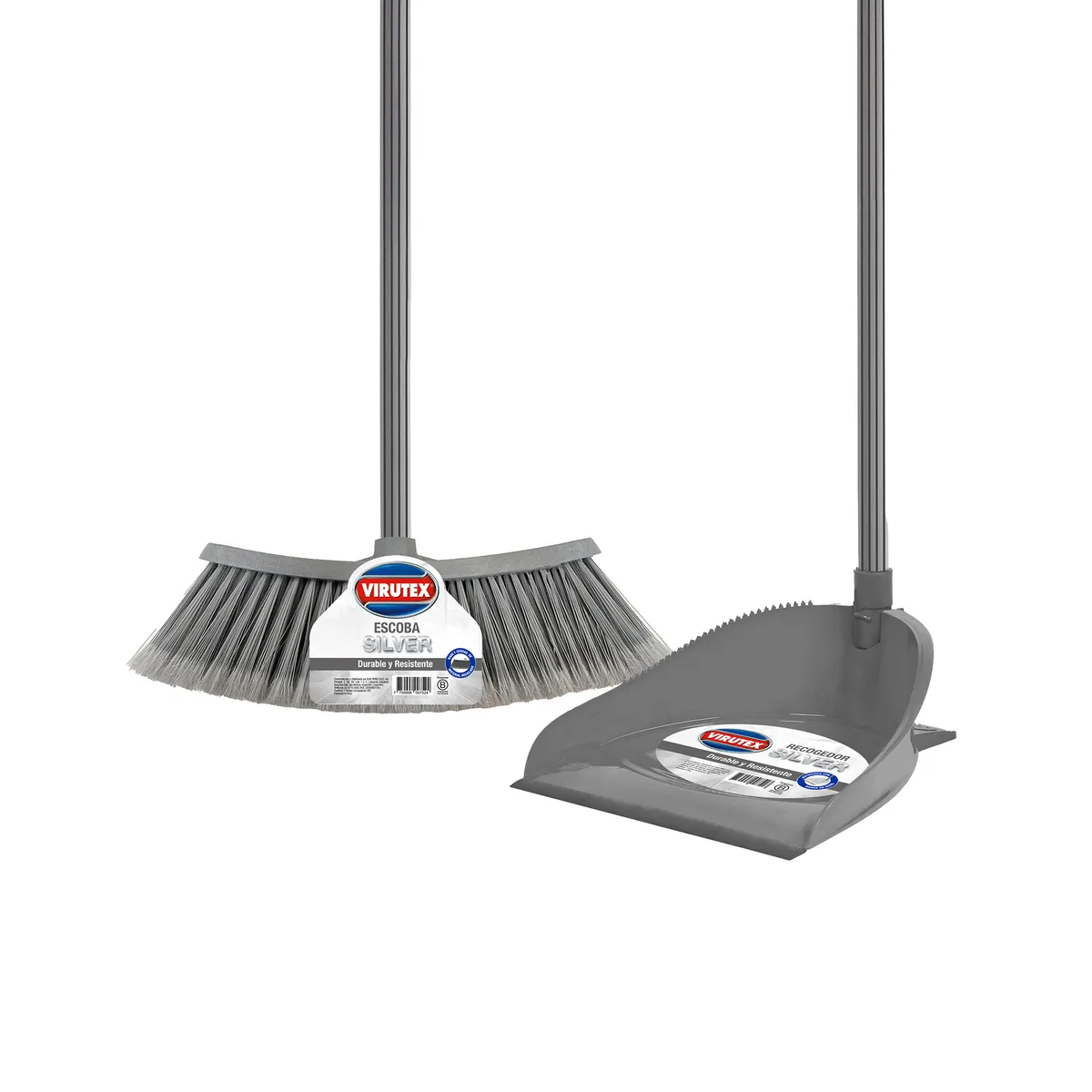 VIRUTEX - Set Escoba y Recogedor Virutex