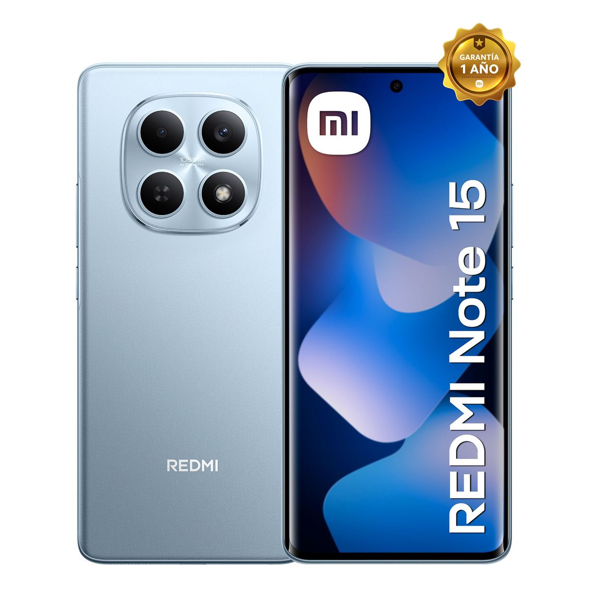 XIAOMI - Smartphone Xiaomi Redmi Note 15 Azul Glaciar 8Gb 256Gb