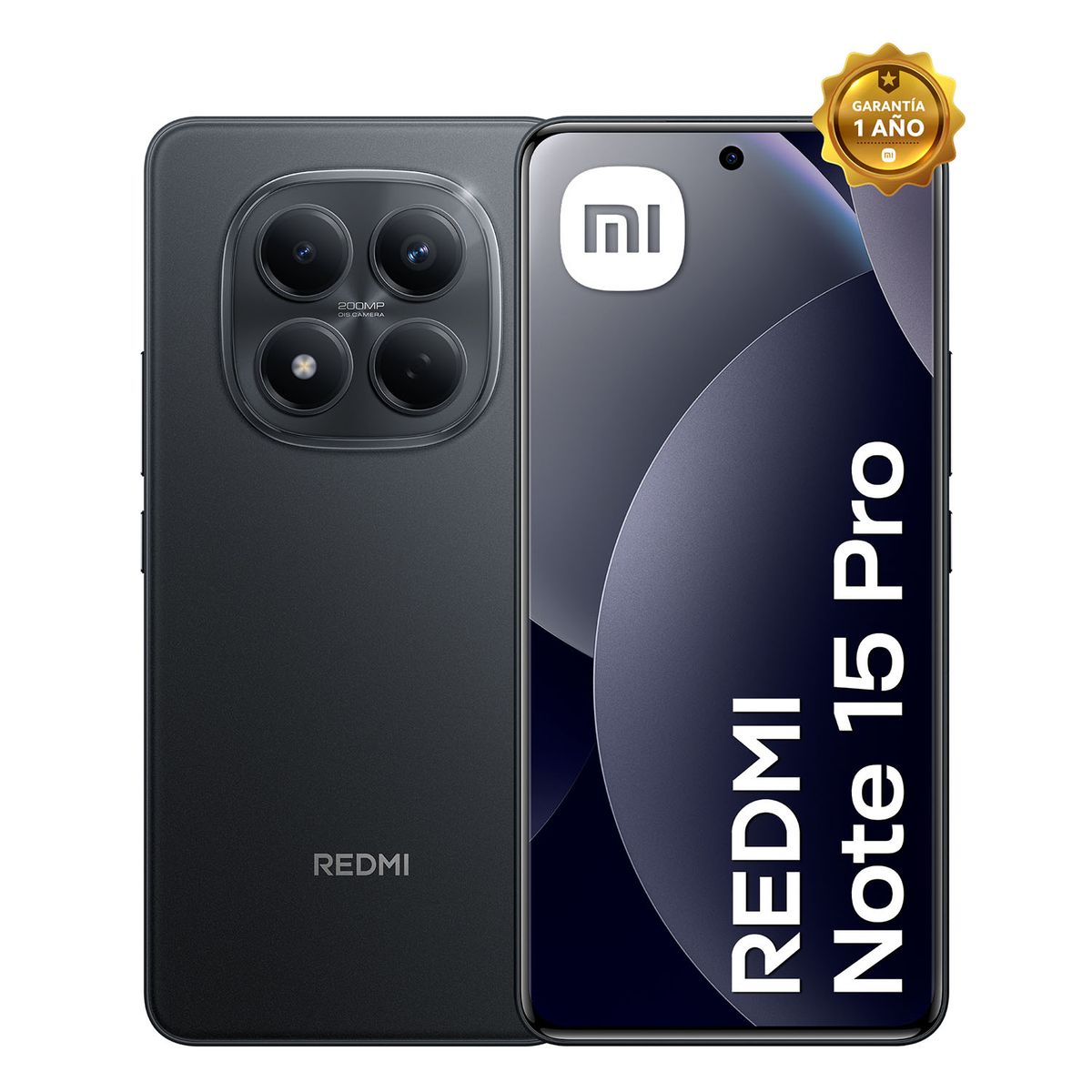 XIAOMI - Smartphone Xiaomi Redmi Note 15 Pro Negro 8Gb 256Gb