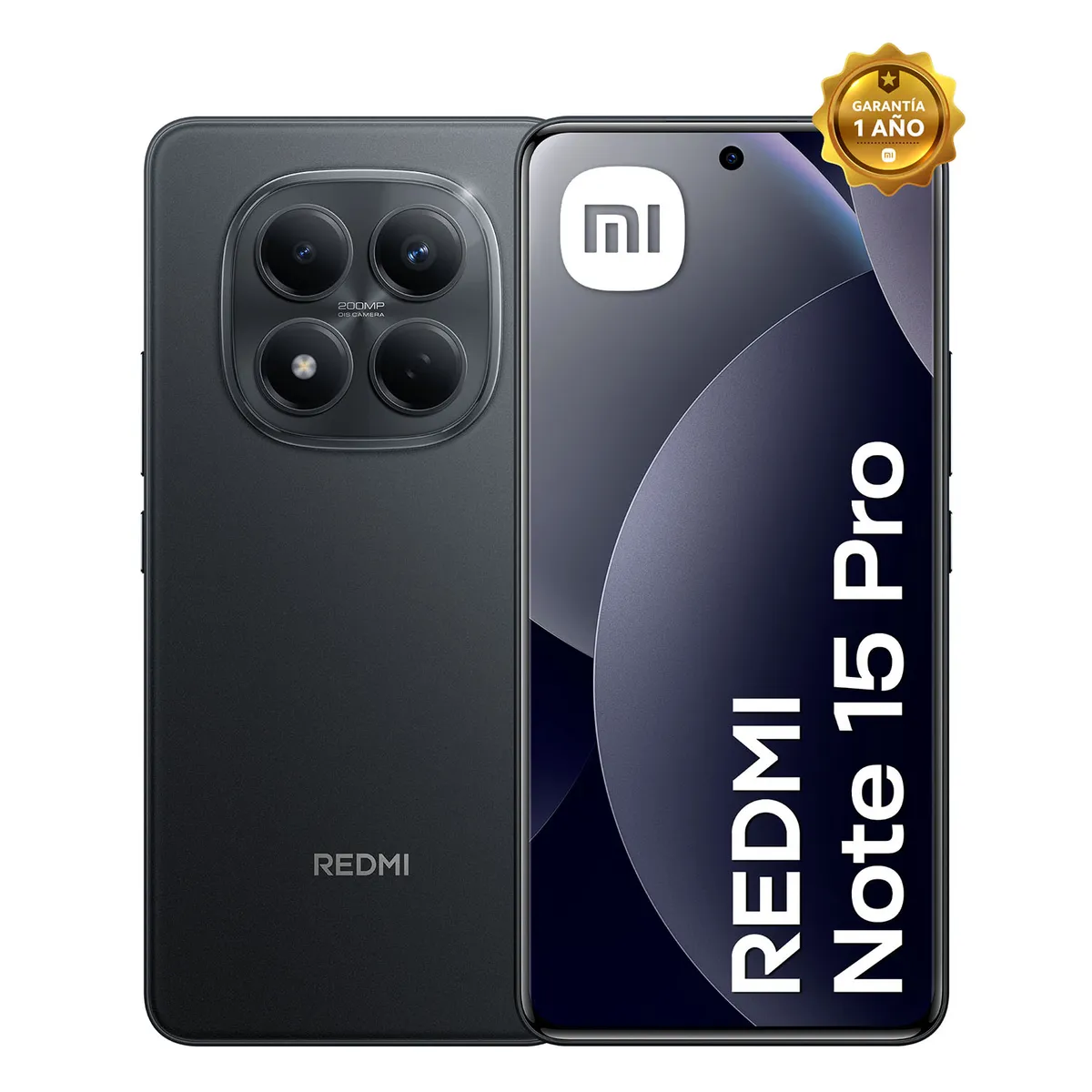 XIAOMI - Smartphone Xiaomi Redmi Note 15 Pro Negro 8Gb 256Gb