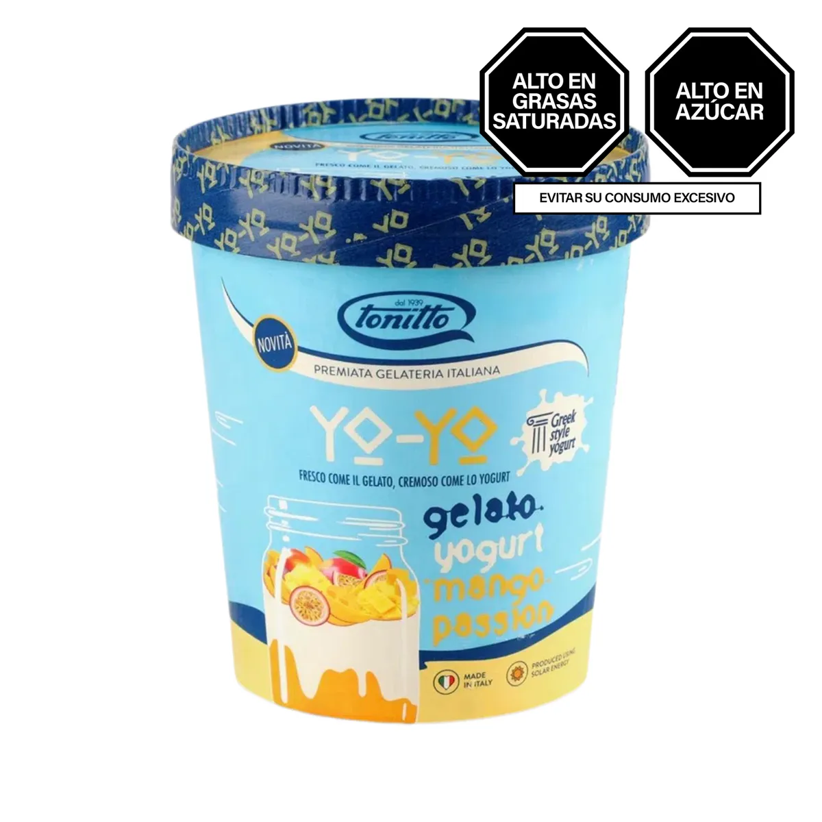 TONITTO - Helado Yo Yo Tonitto Yogurt de Mango Pote 500 mL