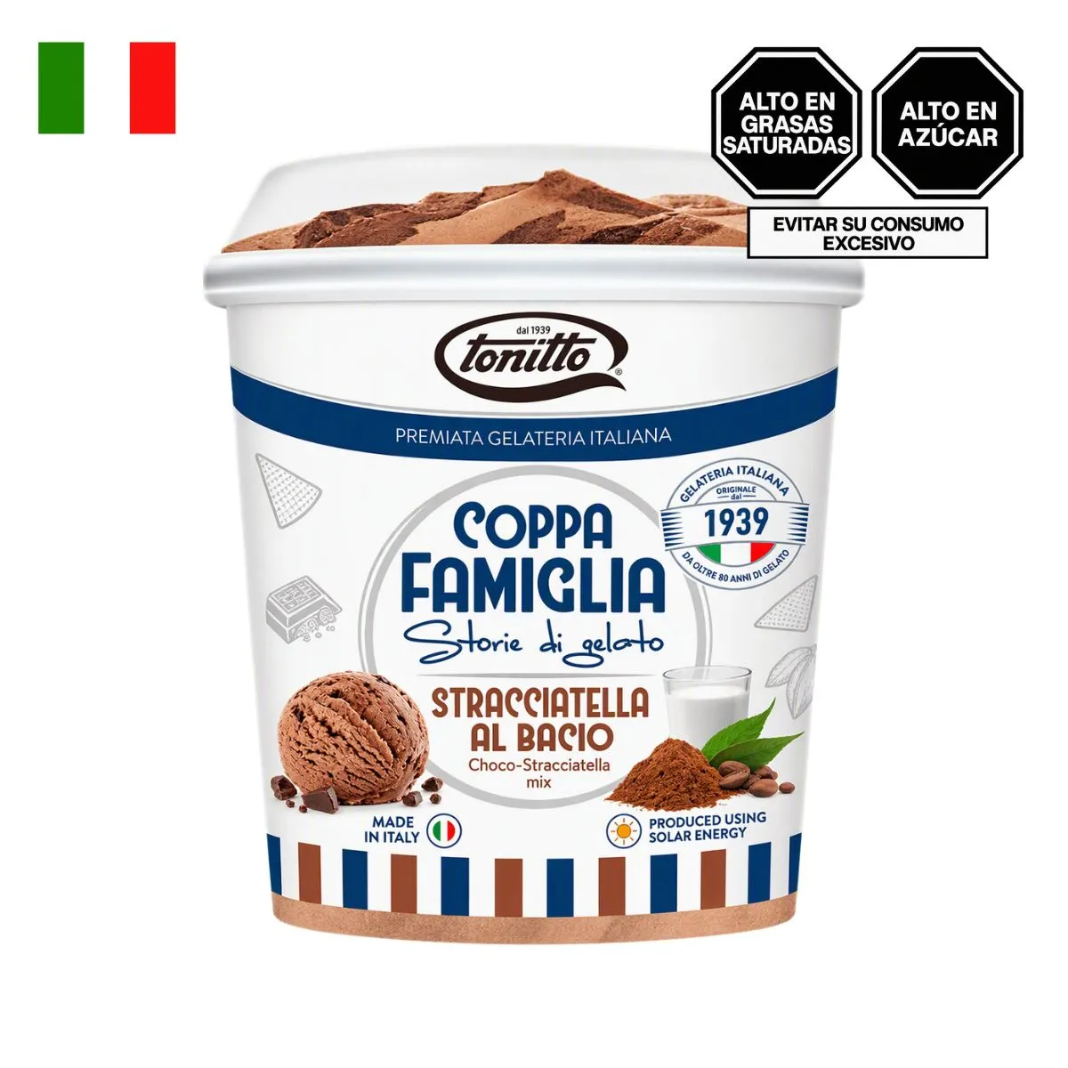 TONITTO - Helado Tonitto Straciatella Pote 1 L