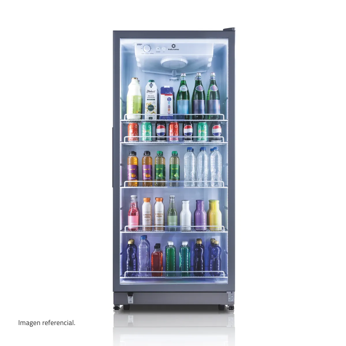 INDURAMA - Vitrina Exhibidora 390 L VFV520GR Gris