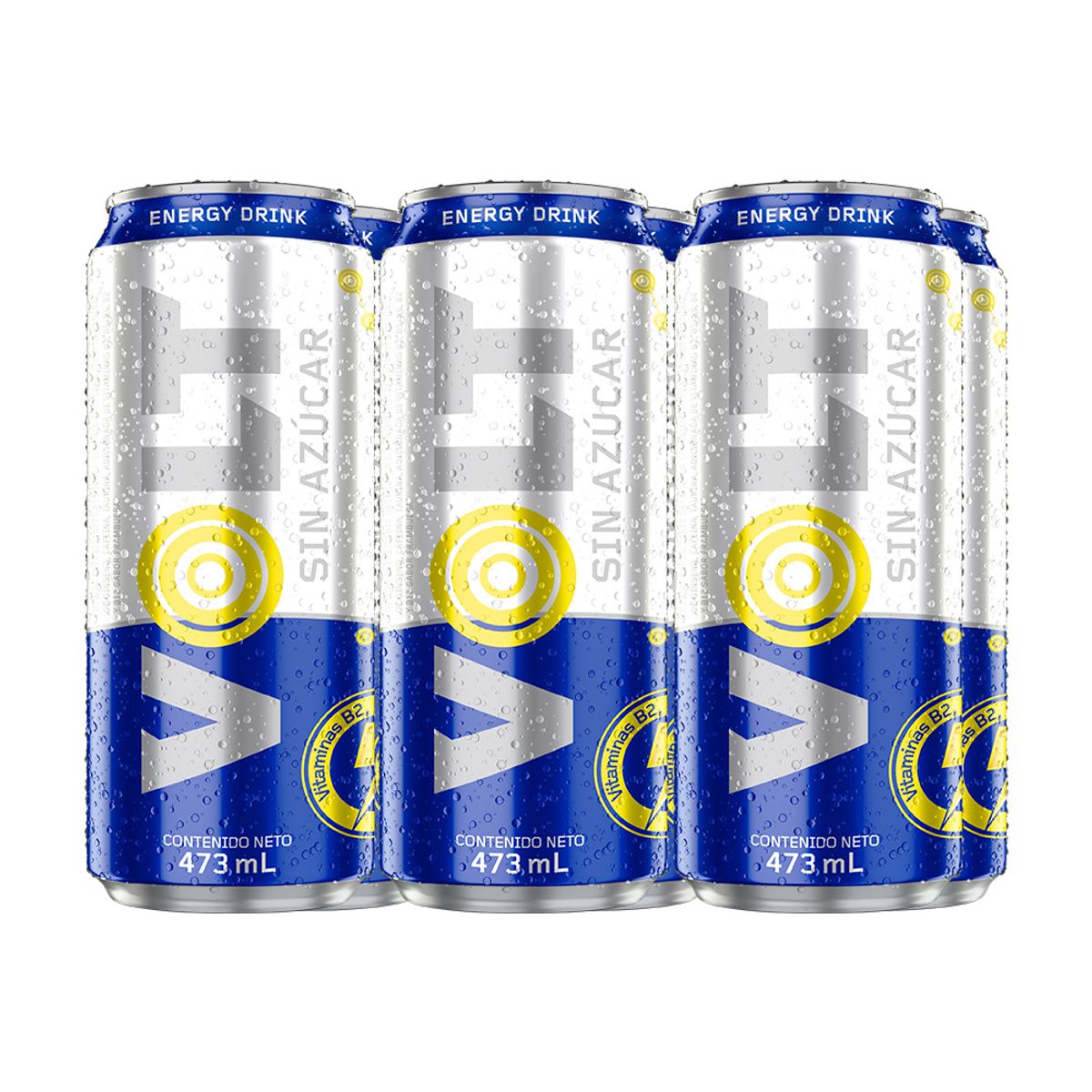 VOLT - Bebida Energizante Volt Sin Azúcar Sixpack Lata 473 mL