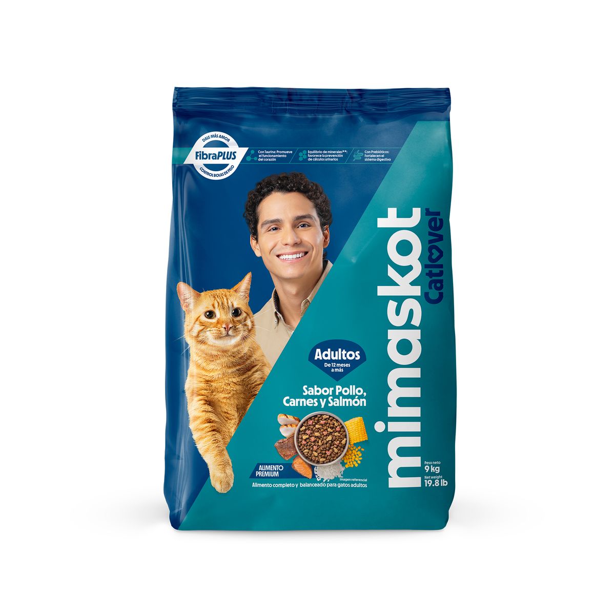 MIMASKOT - Alimento para Gatos Pollo MiMaskot Bolsa 9 Kg
