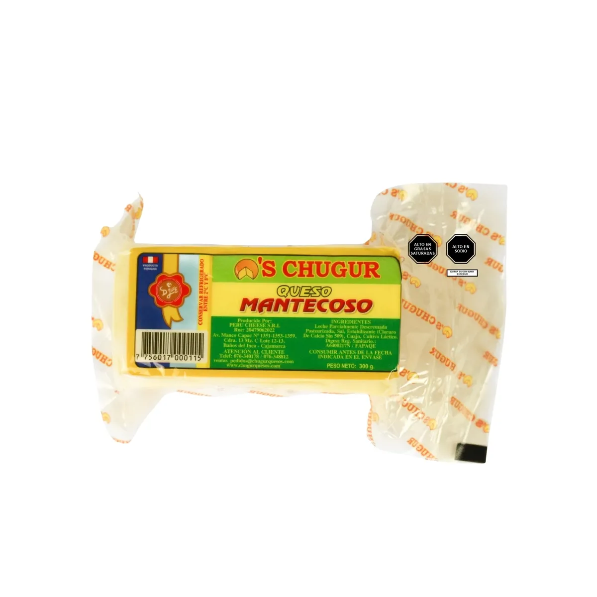 CHUGUR QUESOS - Queso Mantecoso Chugur Envase 300 g