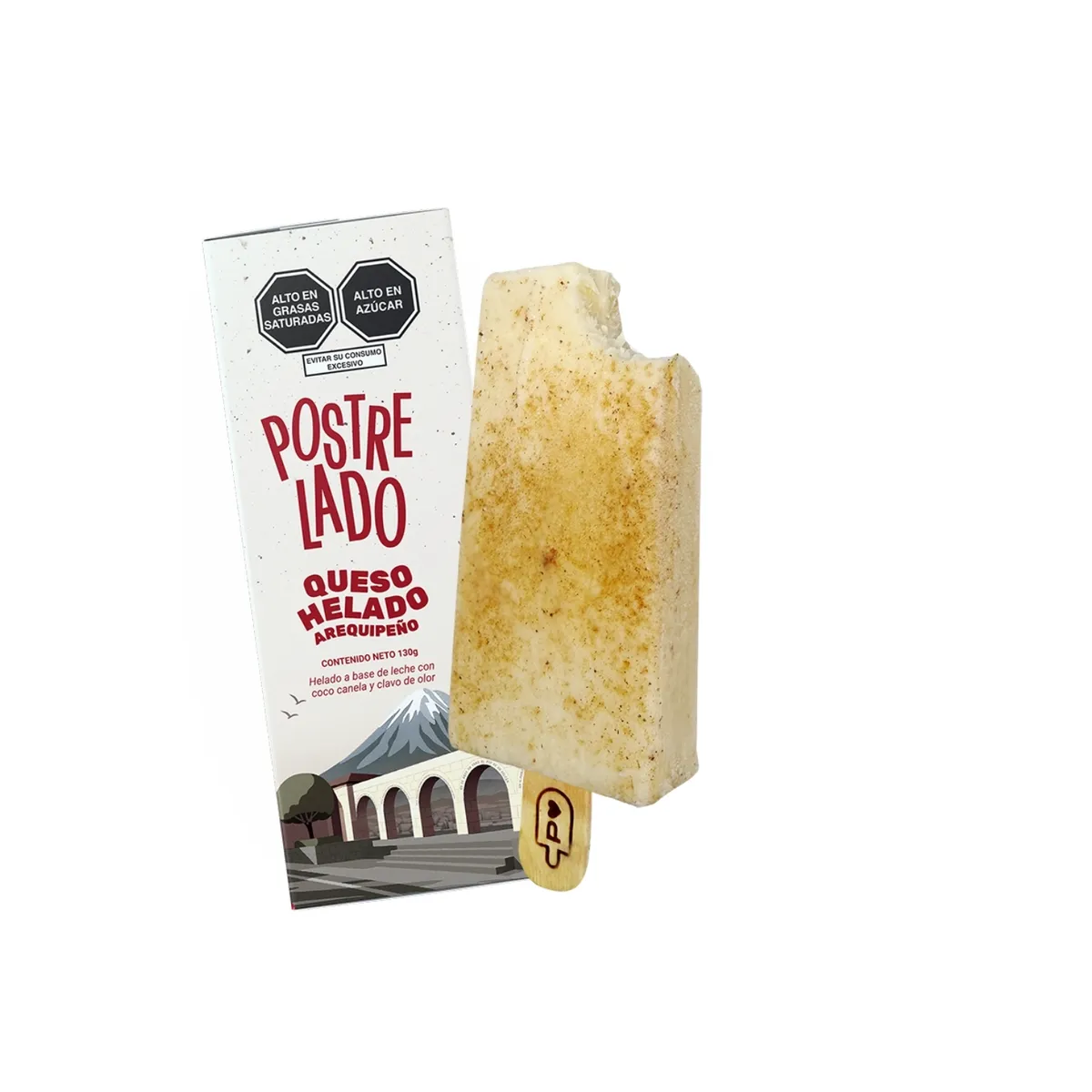 PALETAS FACTORY - Paleta de Queso Helado Envase 130 g