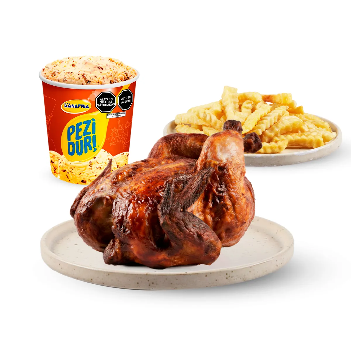 TOTTUS - Pollo Rostizado Tottus + Papas + Peziduri Chocochips 900 Ml