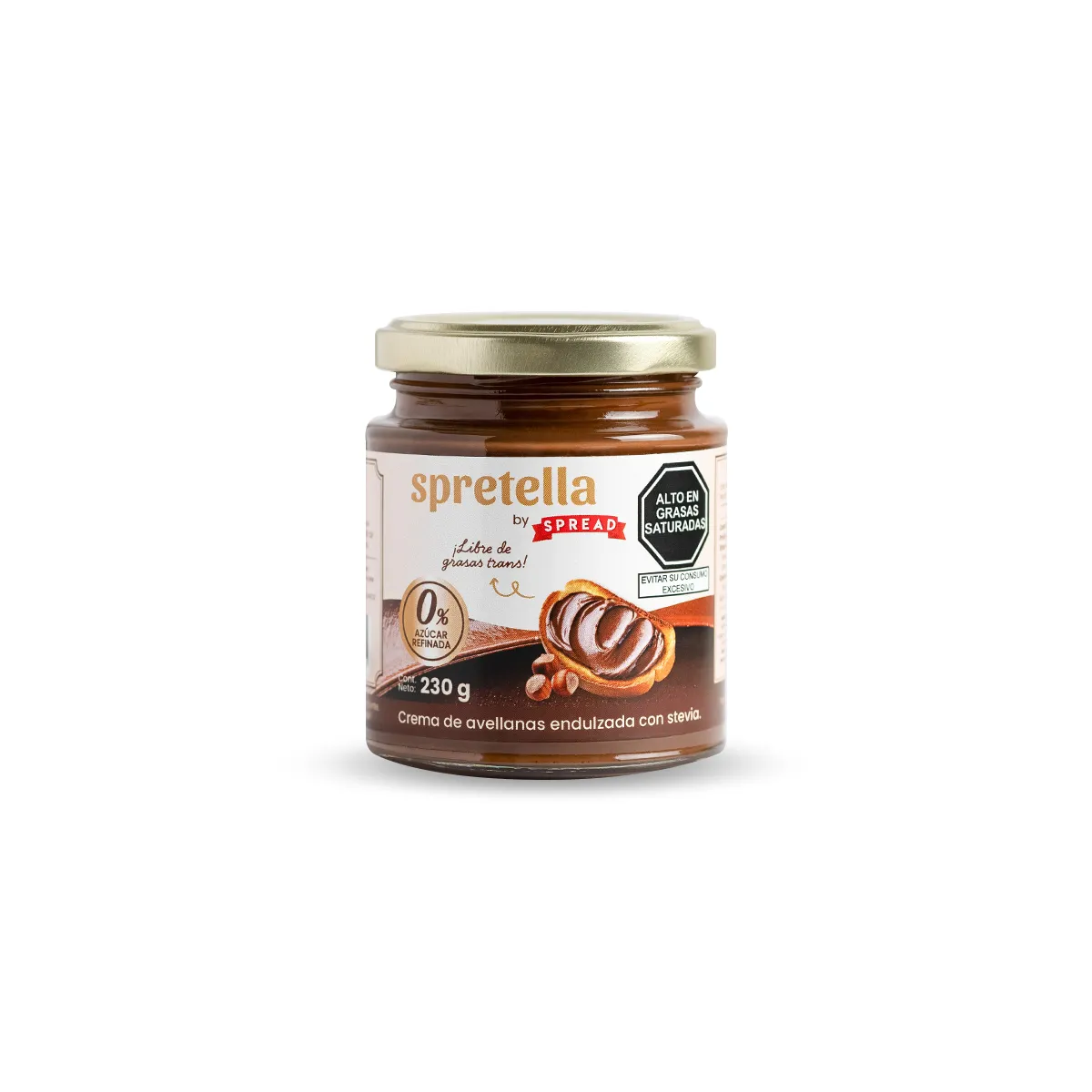 SPREAD - Crema de Avellanas Spretella Pote 230 g
