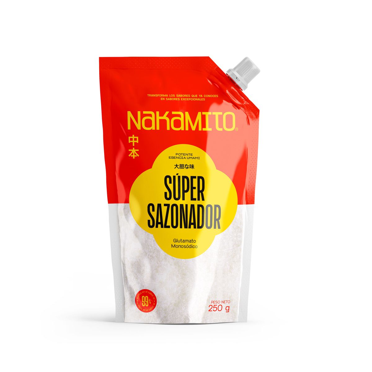NAKAMITO - Glutamato Monosódico Bolsa 250 g