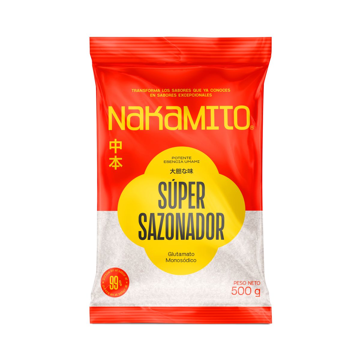 NAKAMITO - Glutamato Monosódico Bolsa 500 g