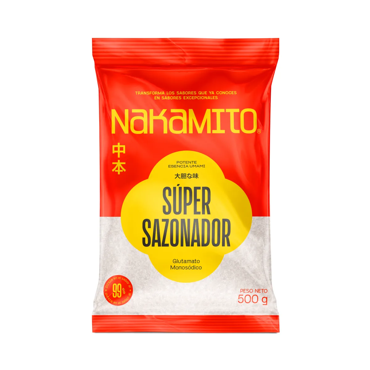 NAKAMITO - Glutamato Monosódico Bolsa 500 g