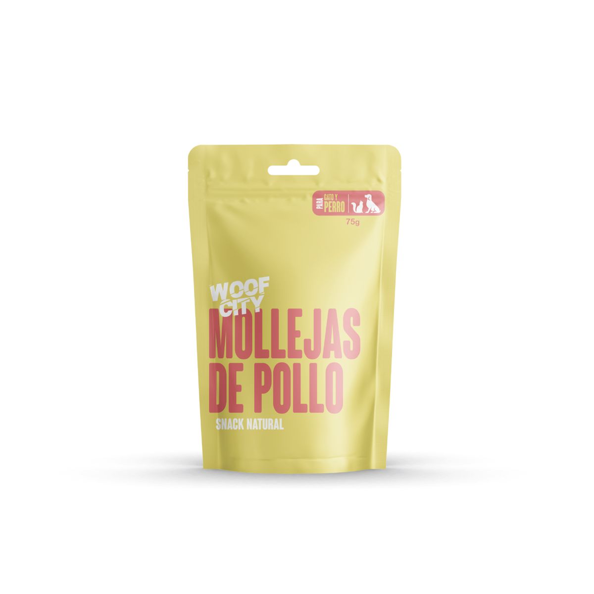 WOOF CITY - Snack para Perro Woof City Mollejas de Pollo Bolsa 75 g
