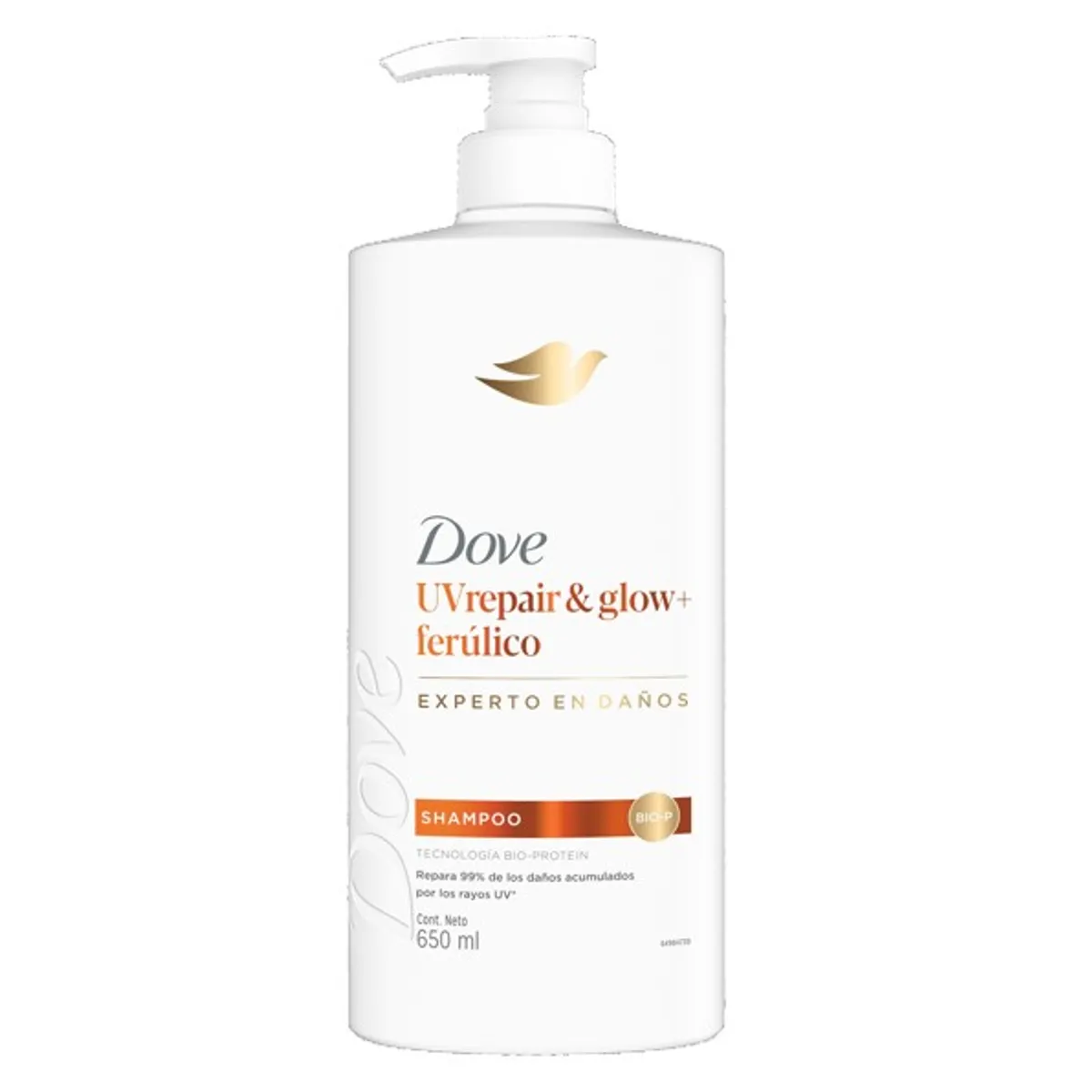 DOVE - Shampoo Dove UV Repair & Glow Botella 650 mL
