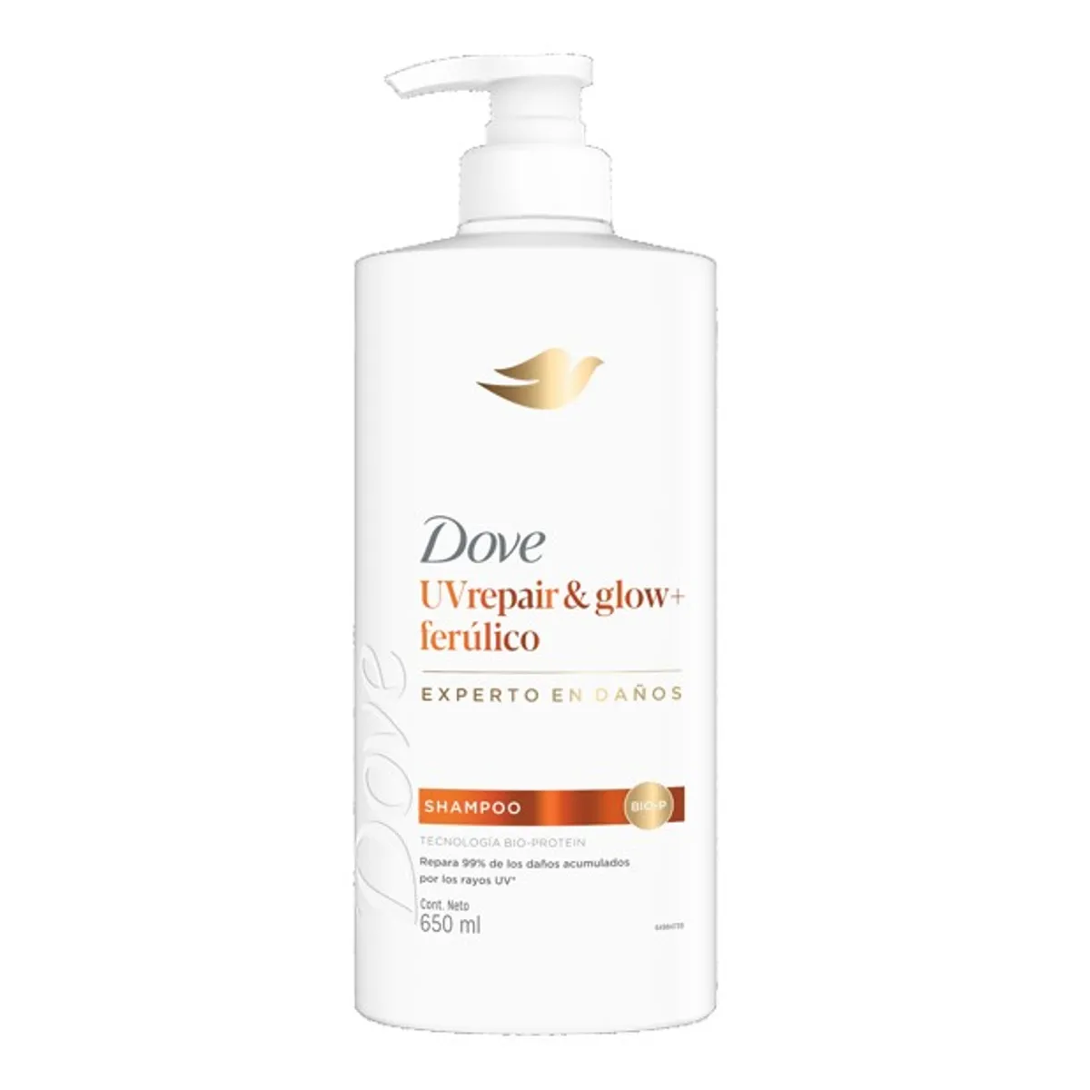 DOVE - Shampoo Dove UV Repair & Glow Botella 650 mL