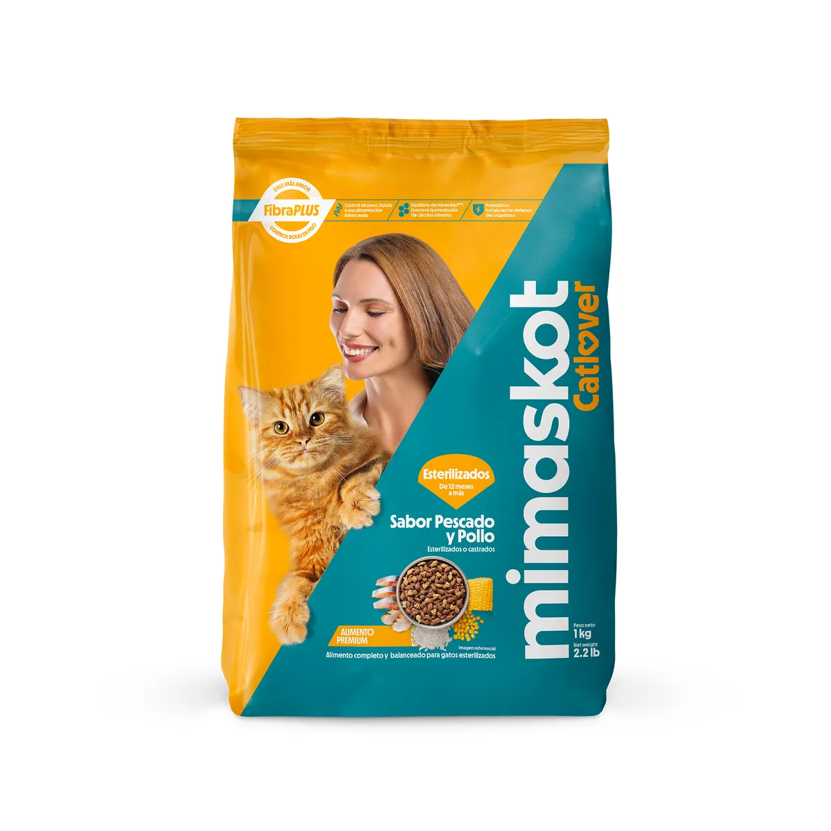 MIMASKOT - Alimento para Gato Mimaskot Esterilizados Bolsa 1 Kg
