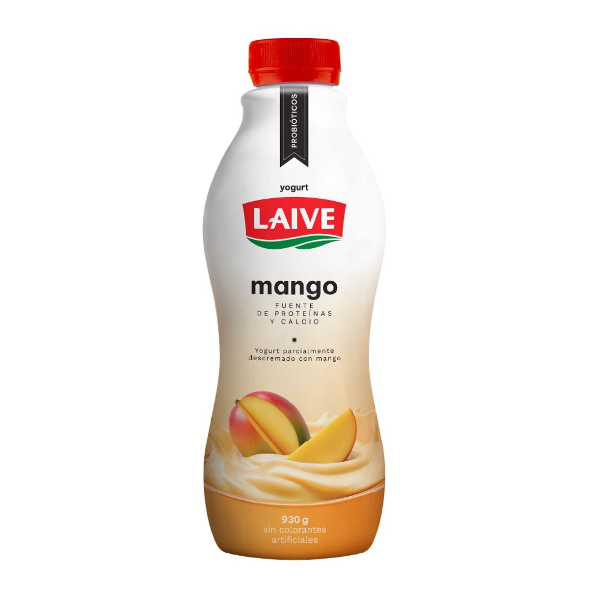 LAIVE - Yogurt Laive Probiótico Mango Botella 930 g