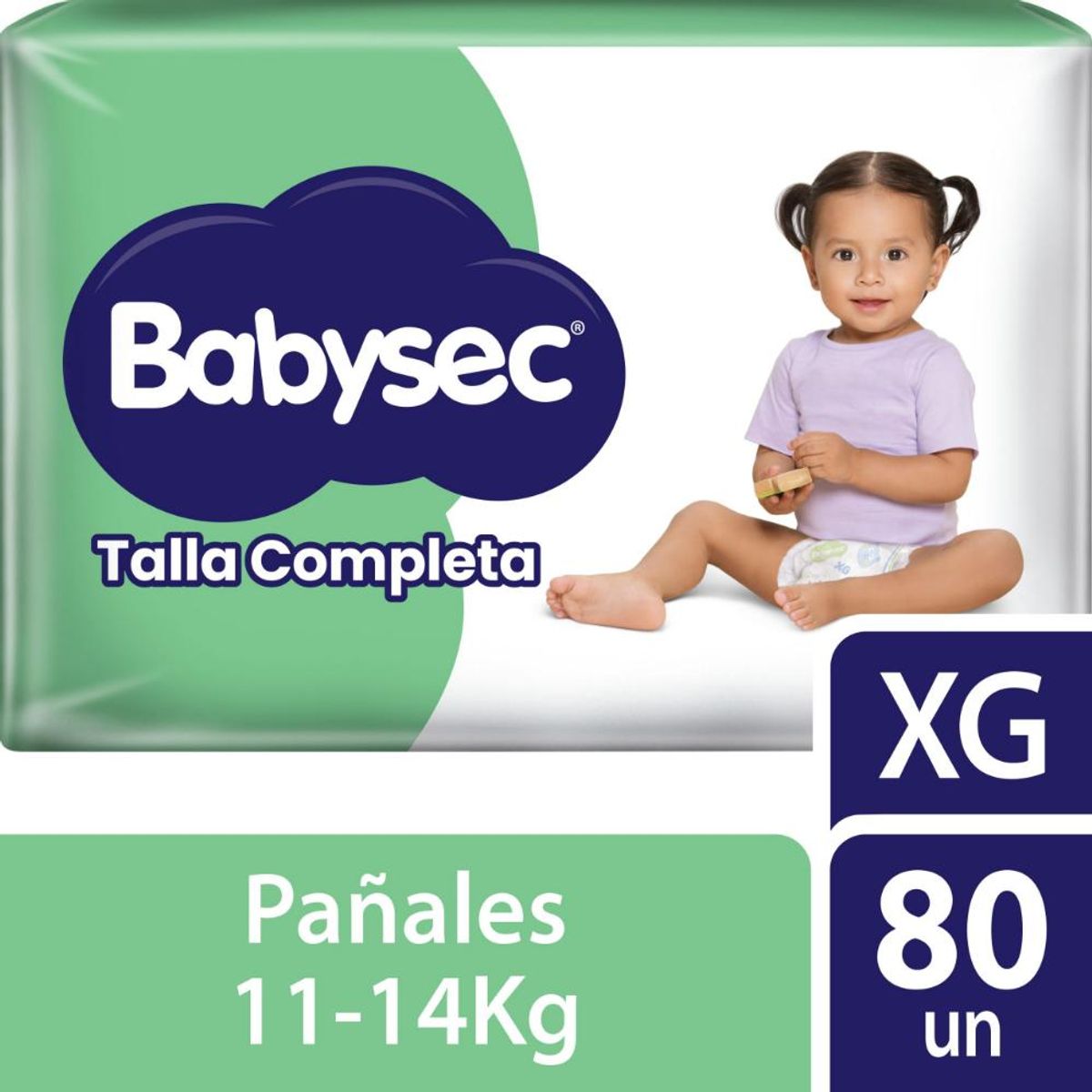 BABYSEC - Pañal Babysec Talla Completa G Empaque 80 Und